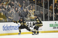 David Pastrnak ended the Leafs' playoffs hopes last spring with an OT winner in Game 7 - Source: Imagn