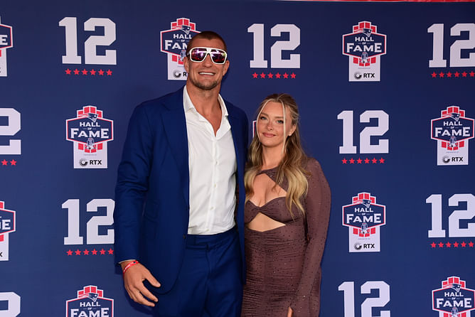 Rob Gronkowski joins girlfriend Camille Kostek at high-profile F1 event in Miami