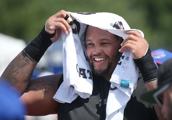 Bills' $60,060,000 OT gets his wish granted after advocating for NFL's Protector of the Year