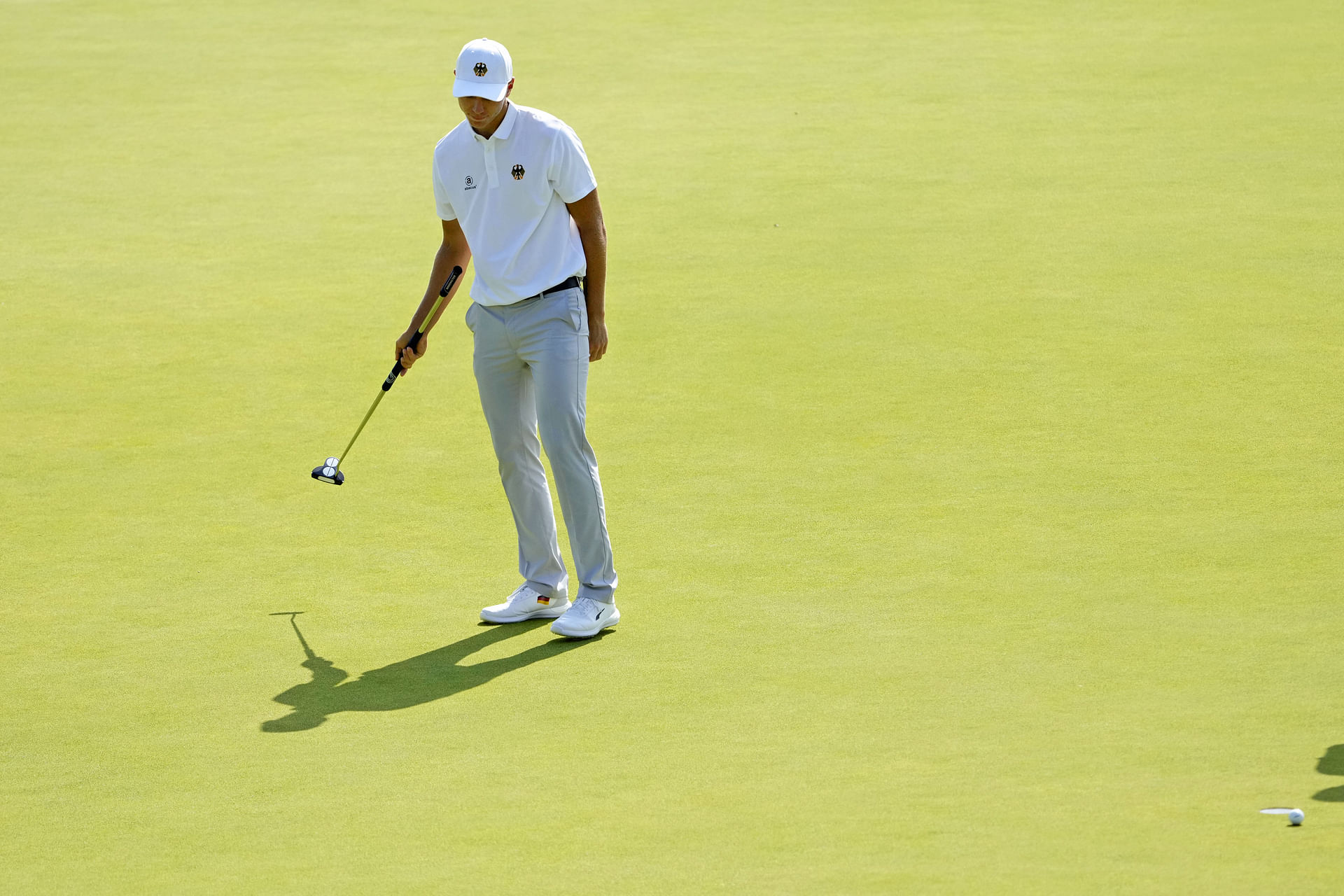Matthias Schmid at Olympics: Golf-Mens Stroke Play Round 1 - Source: Imagn