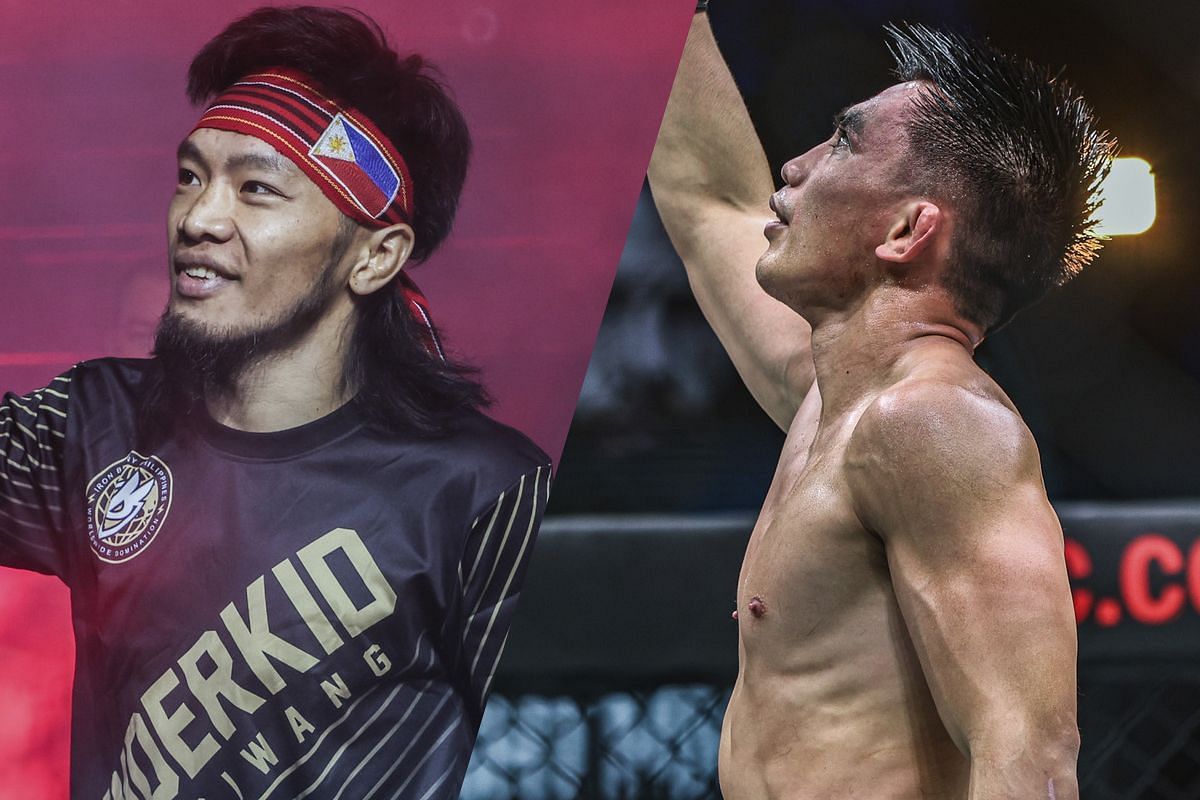 Lito Adiwang (left) and Joshua Pacio (right)
