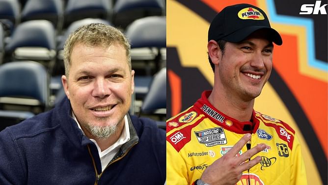 Joey Logano offers sarcastic “truce” to MLB's Chipper Jones in smug trophy post