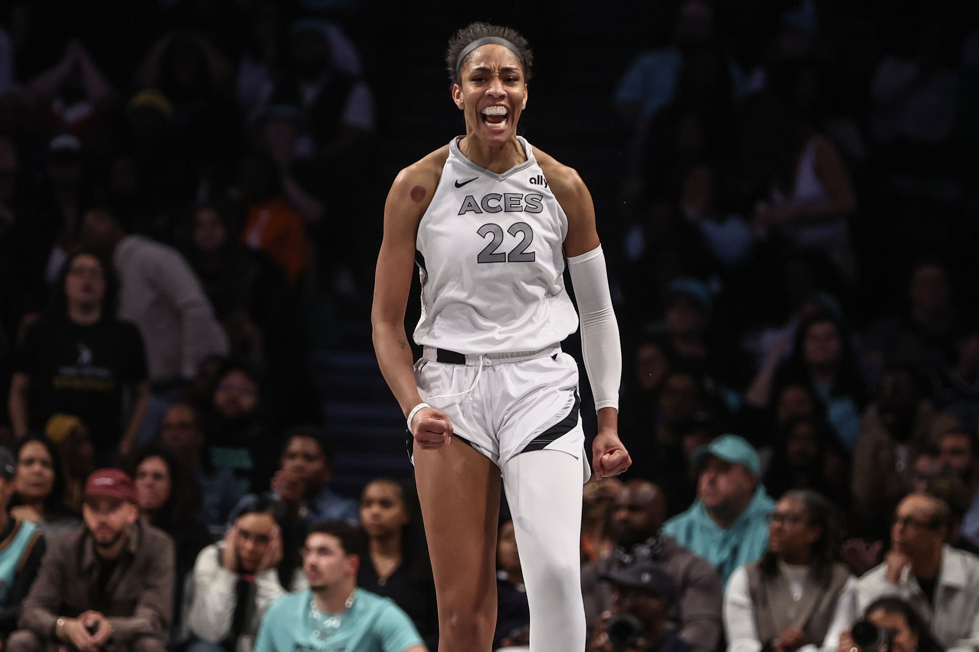 WNBA: Playoffs-Las Vegas Aces at New York Liberty - Source: Imagn