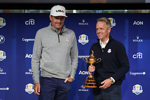 Keegan Bradley plans to give a "little s***" to rival Ryder Cup captain Luke Donald after impressive PGA Championship 2025 start