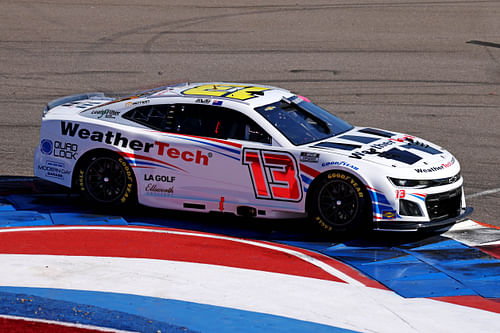 Shane van Gisbergen driving the #13 Kaulig Racing Chevy at Charlotte Motor Speedway - Source: Imagn