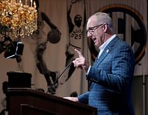 "He's such a clown" - CFB fans react to SEC Commissioner Greg Sankey lashing out at ACC, Big 12 amid CFP format debate