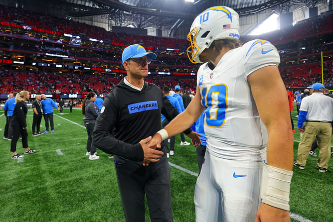 Chargers HC Jim Harbaugh admits waking up in the middle of the night thinking about Justin Herbert