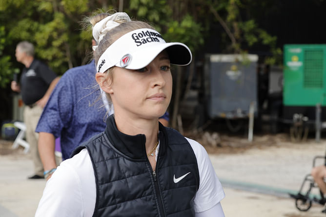 Nelly Korda drops 4-word reaction after sister Jessica shares her Sports Illustrated BTS clip
