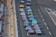 Josh Berry (#4) at the front at Charlotte Motor Speedway last year - Source: Getty