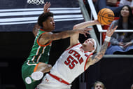 Utah Utes guard Gabe Madsen (#55) goes to the basket against Florida A&M Rattlers forward Shaqir O'Neal (#8) during the first half at Jon M. Huntsman Center. Photo: Imagn