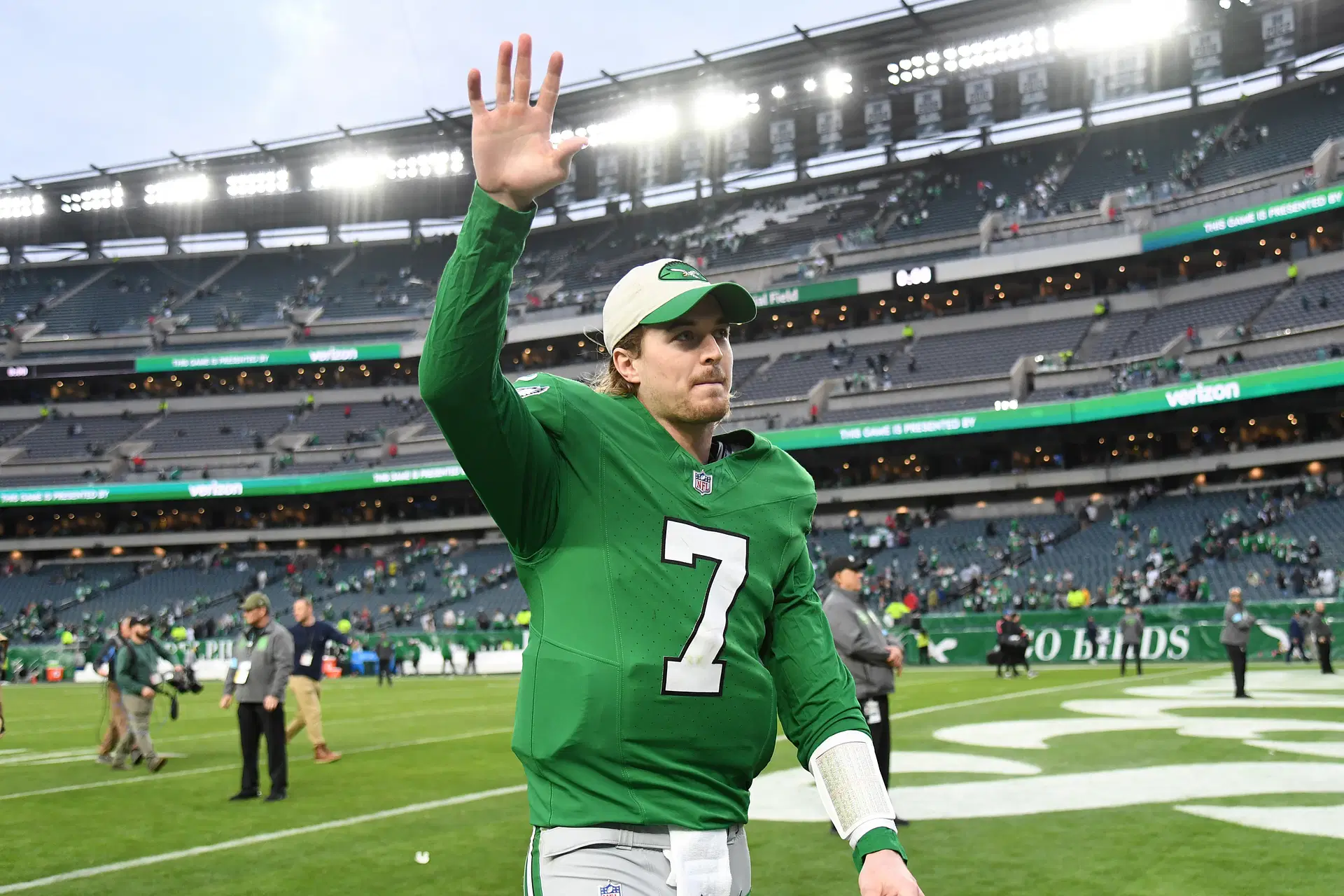 Former Philadelphia Eagles QB Kenny Pickett - Source: Imagn