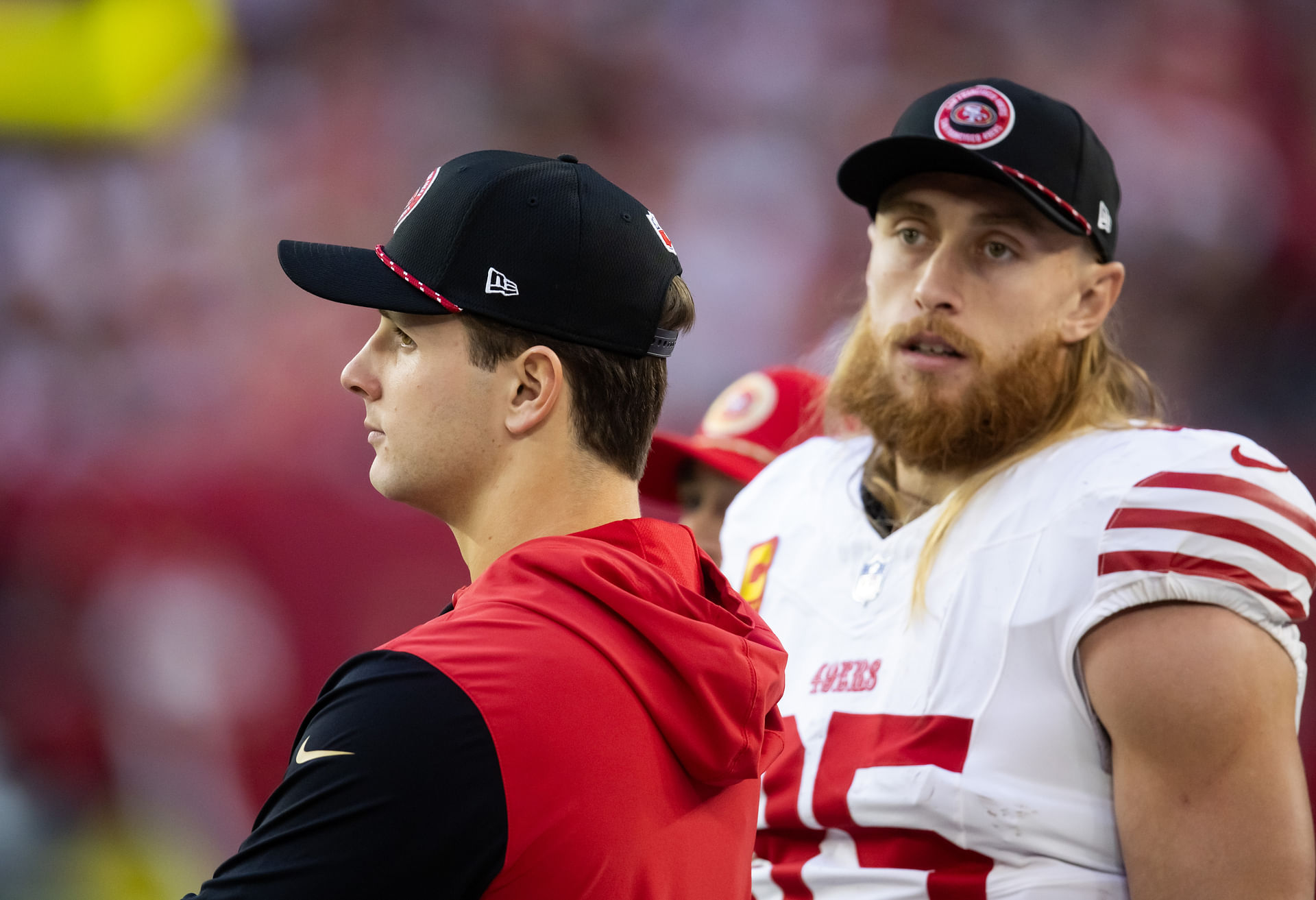 49ers stars George Kittle and Kyle Juszczyk react as Brock Purdy finally gets his massive $265,000,000 payday (Image credit: Imagn)