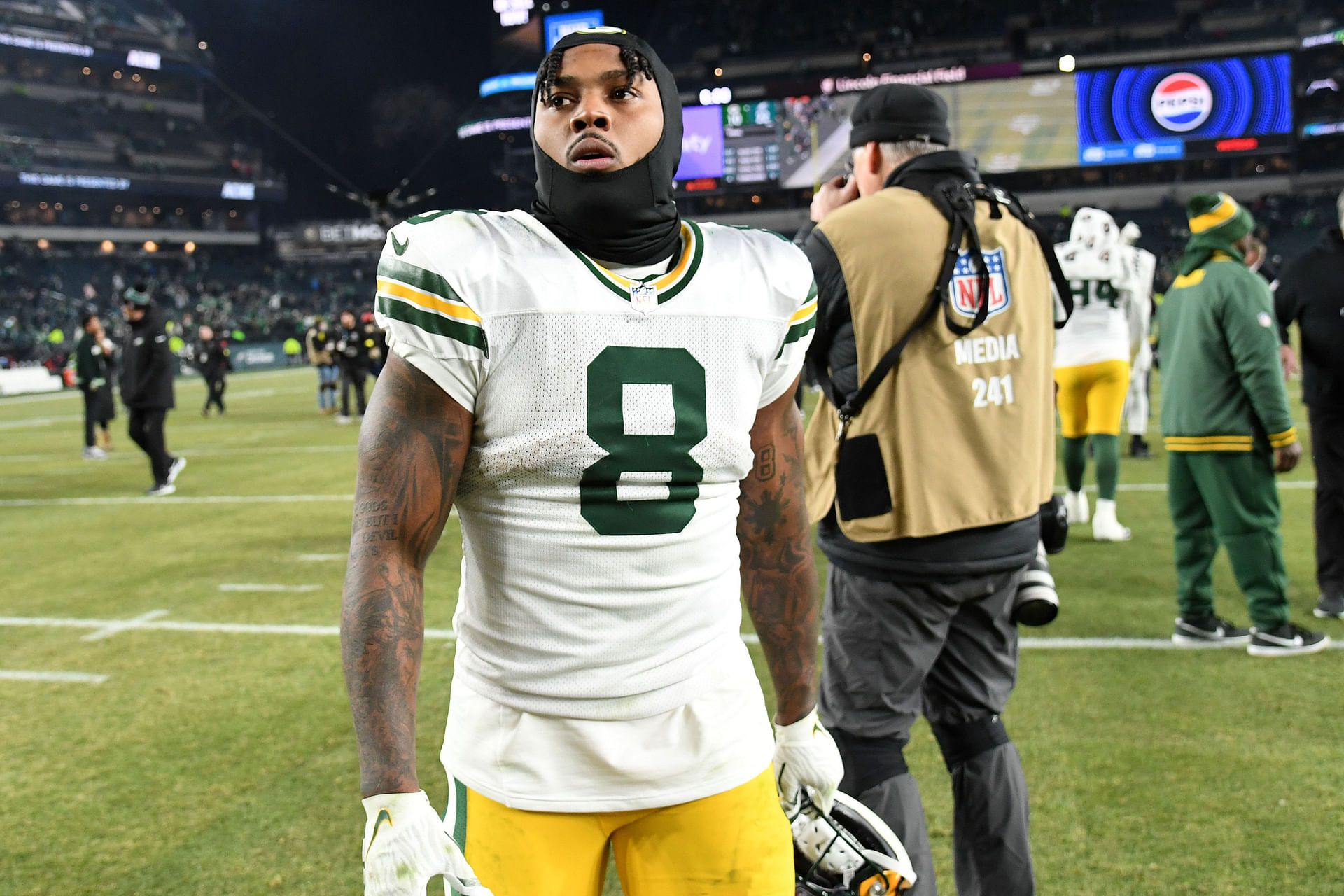 Packers coach sets lofty expectations on Josh Jacobs after record breaking debut season in Green Bay (Image credit: Imagn)