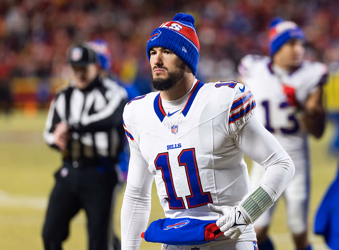 Mitchell Trubisky's wife, Hillary, drops 5-word message as Bills QB prepares for 9th career year