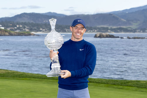 Rory McIlroy at the 2025 AT&T Pebble Beach Pro-Am (Source: Imagn)