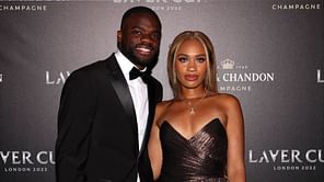 Frances Tiafoe gushes over girlfriend Ayan Broomfield as she turns up the glamor in stylish French Open outfit