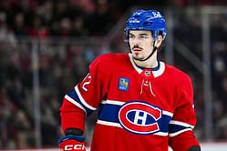 Canadiens' Arber Xhekaj reacts to his almost $100,000-worth BMW E39 M5 car fitted with 394bhp delivering supercharger kit