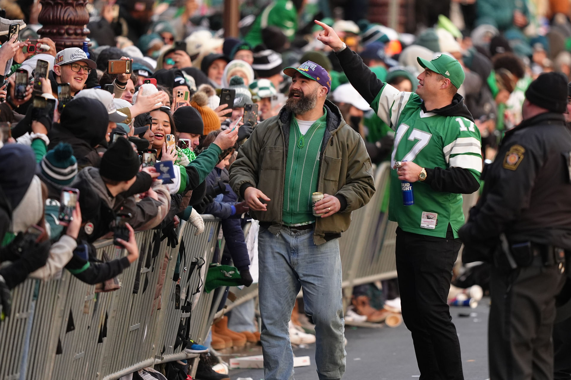 &quot;Give him a job already&quot;: Eagles fans root for Jason Kelce