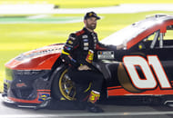 Corey LaJoie (01) during qualifying for the Daytona 500 at Daytona International Speedway, February 12th, 2025 - Source: Imagn