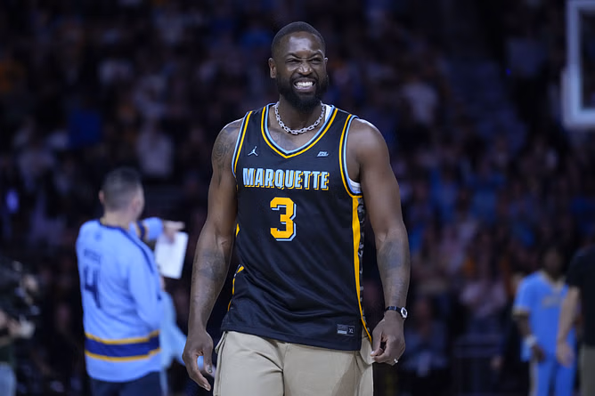 "Bro tryna salvage that horrendous statue": Dwyane Wade sparks fan frenzy by showing off massive new chest tattoo