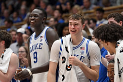 Cooper Flagg drops 2-word reaction to championship snap with Khaman Maluach as Duke revisits 2024-25 season