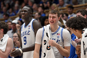 Cooper Flagg drops 2-word reaction to championship snap with Khaman Maluach as Duke revisits 2024-25 season