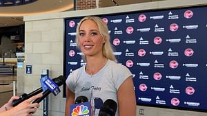 "It's really hard to play here" - Sophie Cunningham reflects on Fever debut in front of roaring Gainbridge crowd alongside Caitlin Clark
