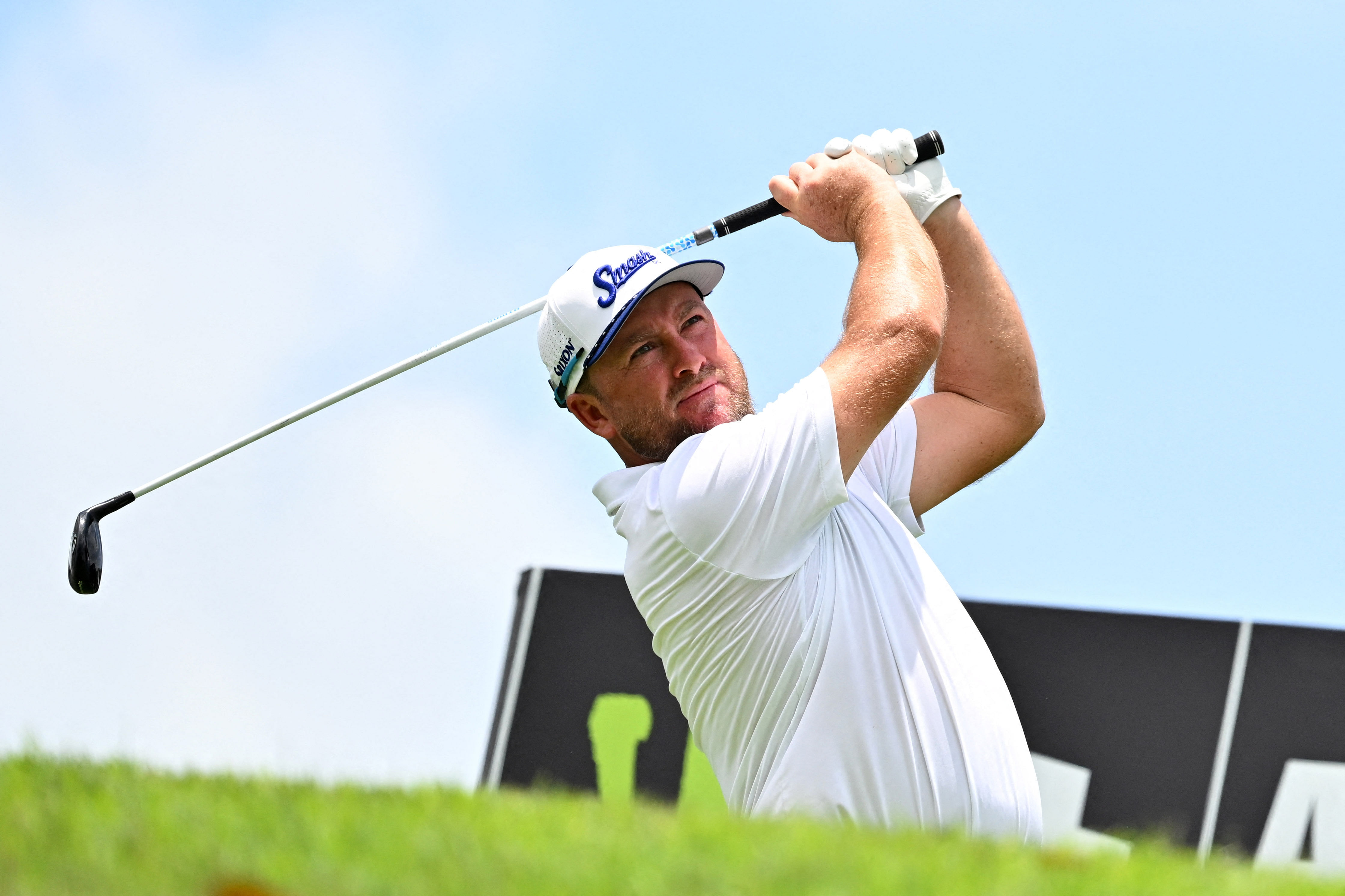Talor Gooch takes the lead at the LIV Golf Korea 2025 (Image Source: Imagn)