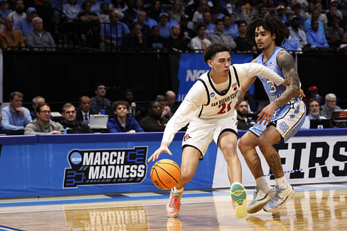 San Diego State standout Miles Byrd could be an NBA Draft pick. (Photo Credit: IMAGN)