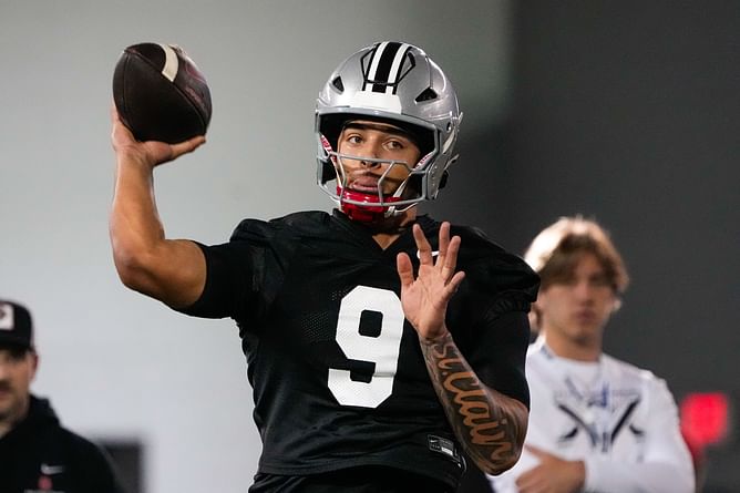 Ohio State QB Tavien St. Clair caps off his high school chapter with wholesome moments from graduation day (PHOTOS)