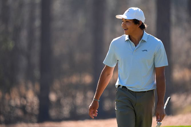 What Charlie Woods said after claiming his first AJGA win at the TaylorMade Invitational