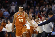 Texas guard Tre Johnson has seen his draft stock leap significantly. (Photo Credit: IMAGN)