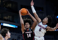 Gonzaga's Ryan Nembhard showcased his NBA skills in the NCAA Tournament. (Photo Credit: IMAGN)