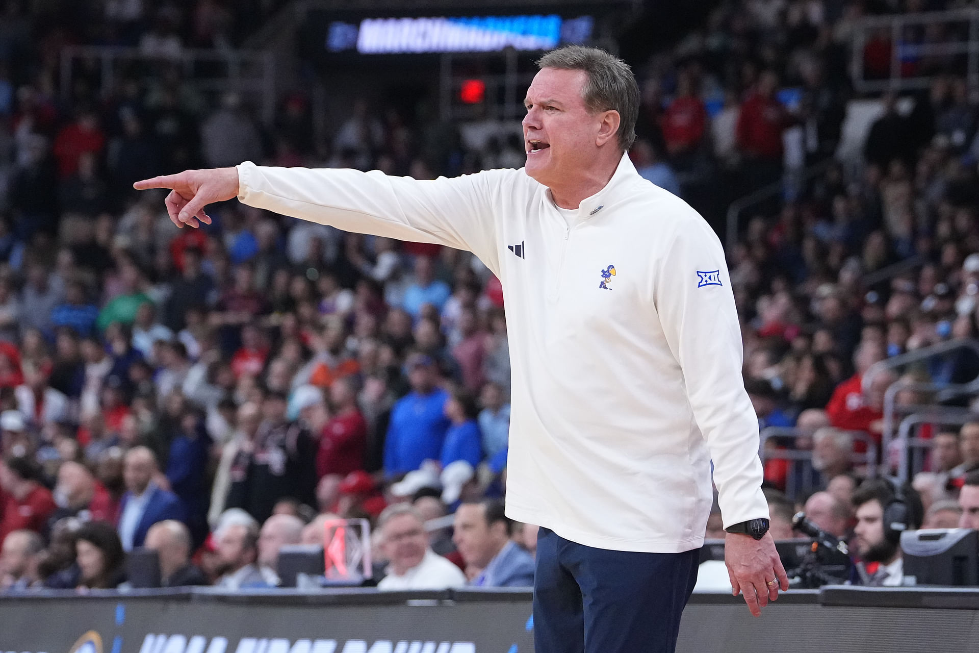 NCAA Basketball: NCAA Tournament First Round-Arkansas at Kansas - Source: Imagn