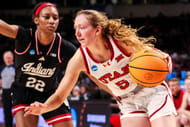 Utah transfer Gianna Kneepkens will be a perimeter sniper for UCLA in 2025-26. (Photo Credit: IMAGN)