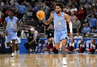 Guard RJ Davis was left out of the combine despite an impressive career at North Carolina. (Photo Credit: IMAGN)