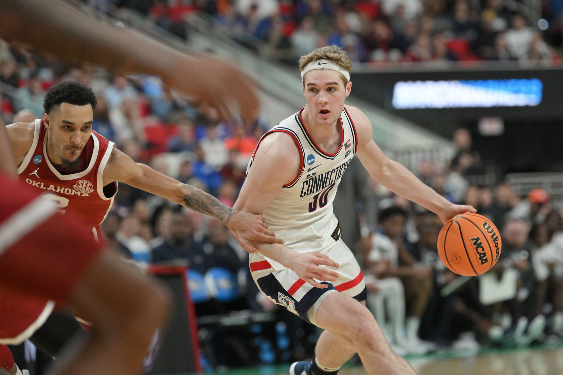 NCAA Basketball: NCAA Tournament First Round-Oklahoma at Connecticut - Source: Imagn