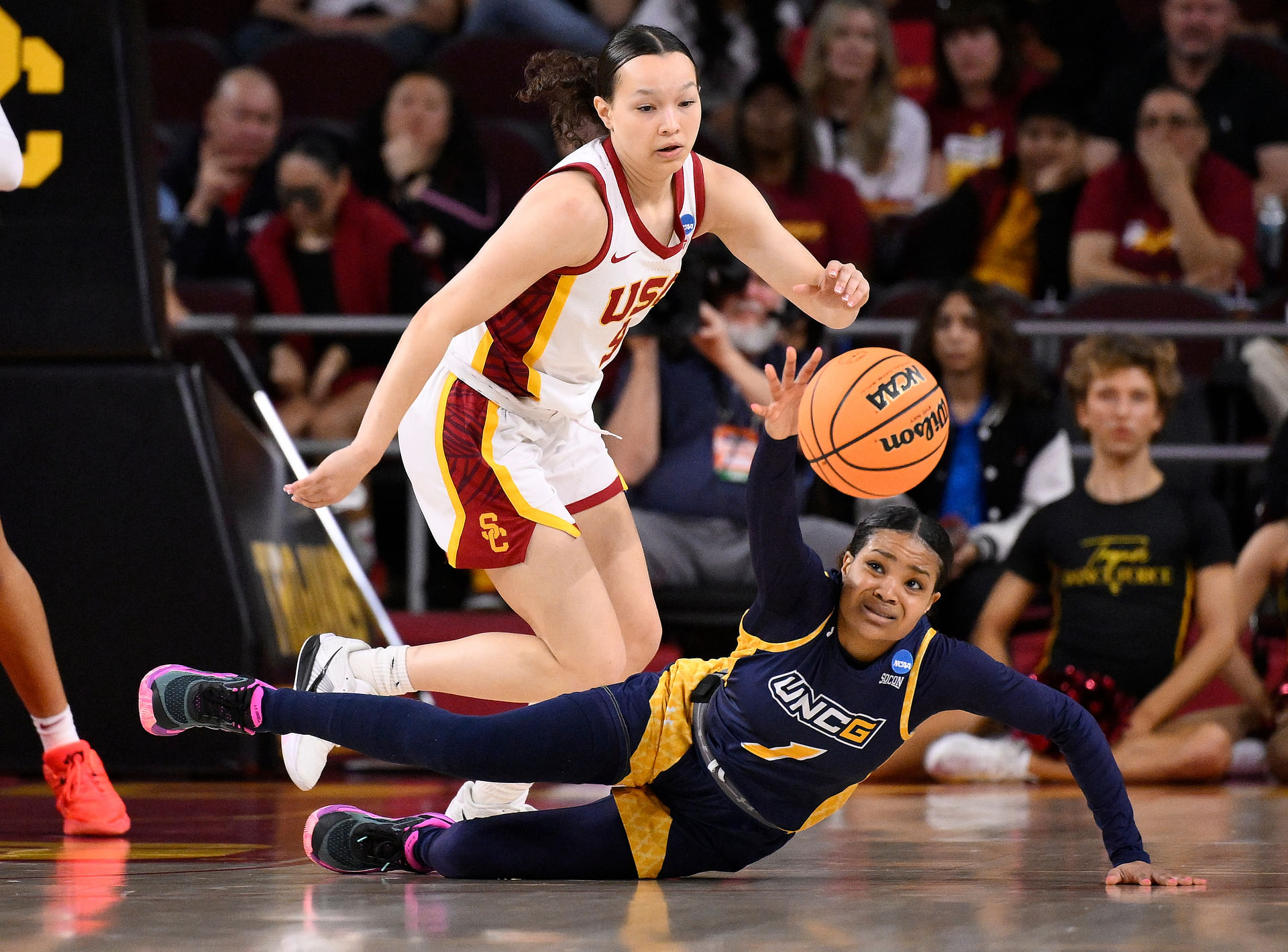 NCAA Womens Basketball: NCAA Tournament First Round-UNC Greensboro at Southern California - Source: Imagn