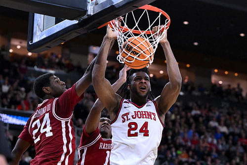 Big man Zuby Ejiofor could be the key piece for Pitino's third St. John's team. (Photo Credit: IMAGN)