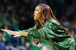 Notre Dame coach Niele Ivey drops 1-word reaction to ex-Fighting Irish star Skylar Diggins' latest record