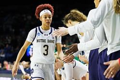 "No more classes": Notre Dame's Hannah Hidalgo & teammate Cassandre Prosper show off their cool dance moves on TikTok
