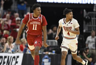 Arkansas's Karter Knox is still weighing his NBA decision. (Photo Credit: IMAGN)