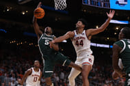 Michigan State transfer Tre Holloman figures to lead the NC State team. (Photo Credit: IMAGN)