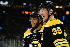 Bruins GM quips about Morgan Geekie's impending contract extension - "Somewhere between a one and eight year deal"