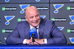 Blues HC Jim Montgomery credits speed and physical play in dominant Game 6 win over Jets
