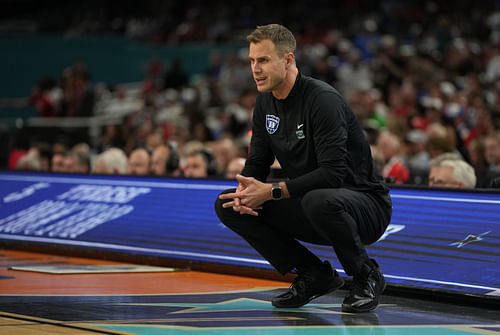 Duke coach Jon Scheyer helped recruit Tatum to Duke and then coached Flagg. (Photo Credit: IMAGN)