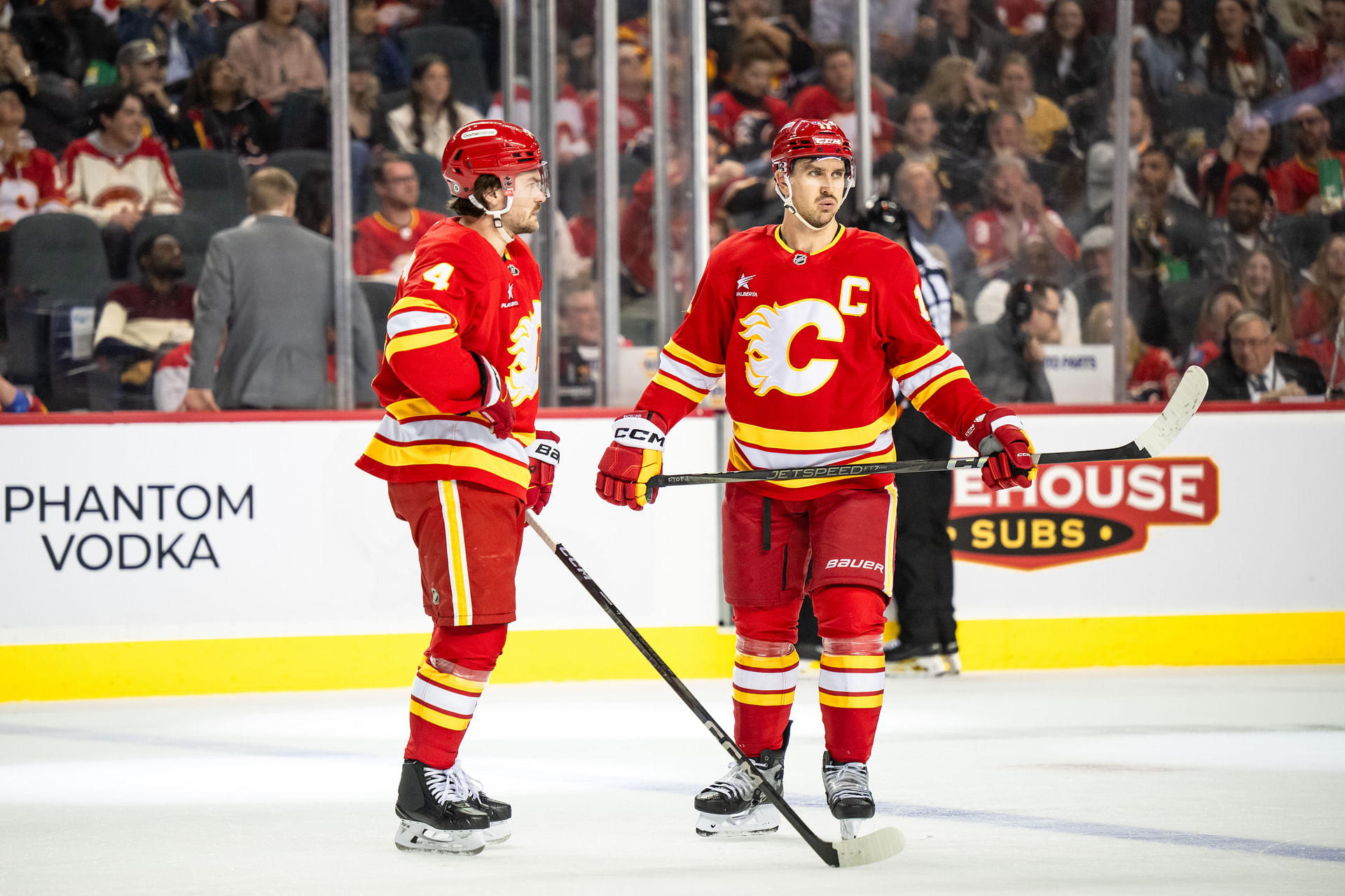 NHL: Vegas Golden Knights at Calgary Flames - Source: Imagn