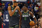 Anthony Edwards names Rudy Gobert a mythical beast after crushing the glass vs Lakers