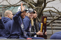 UConn’s KK Arnold posts snaps from NCAA championship celebrations to send wishes for Mother’s Day
