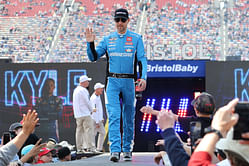 In Photo: Denny Hamlin saddles up in classic Texas cowboy style